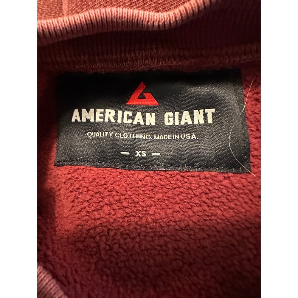 American Giant Unisex Vintage American Crewneck Sweatshirt XS Pullover USA Rec - Picture 11 of 12